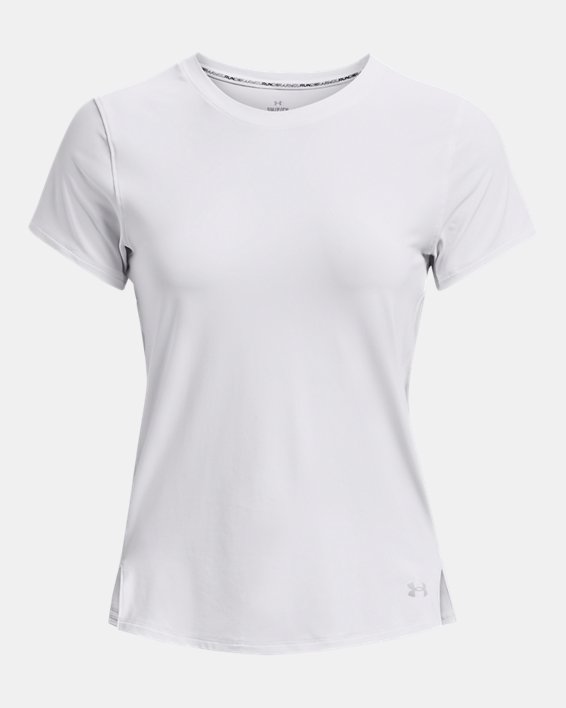 Women's UA Iso-Chill Laser T-Shirt, White, pdpMainDesktop image number 7